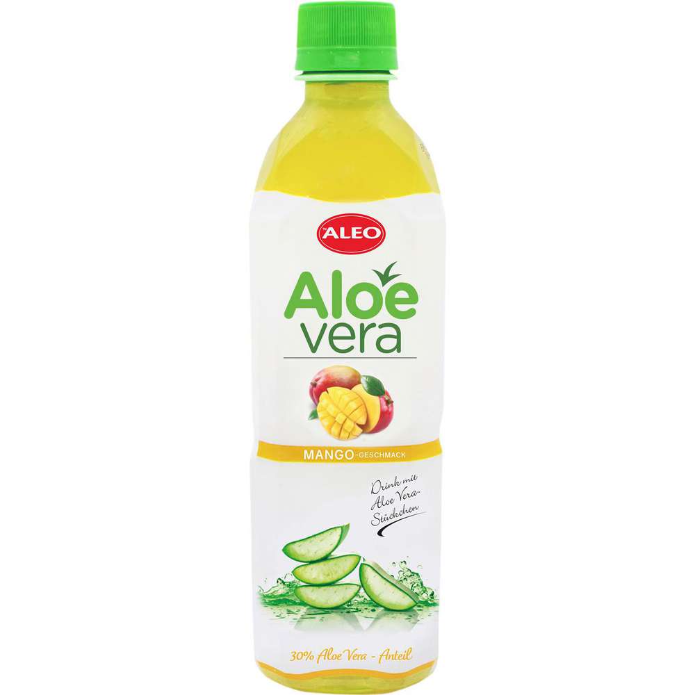 Produktabbildung Aleo Erfrischungsgetränk, AloeVera & Mango