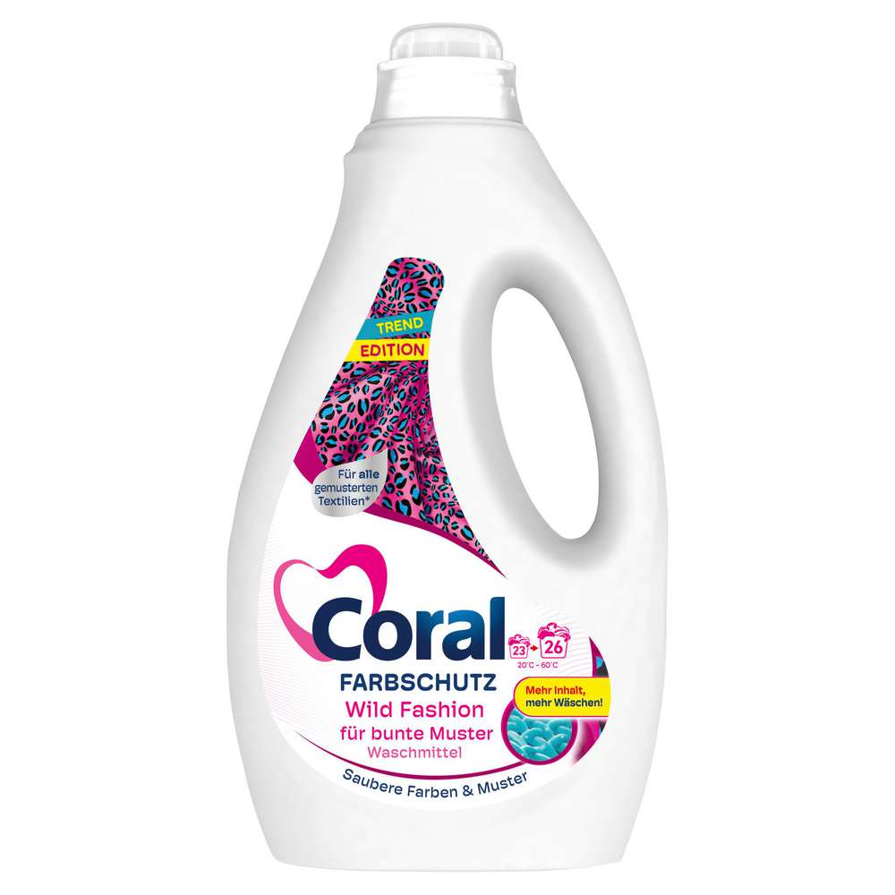 Produktabbildung Coral Color-Waschmittel flüssig, Wild Fashion