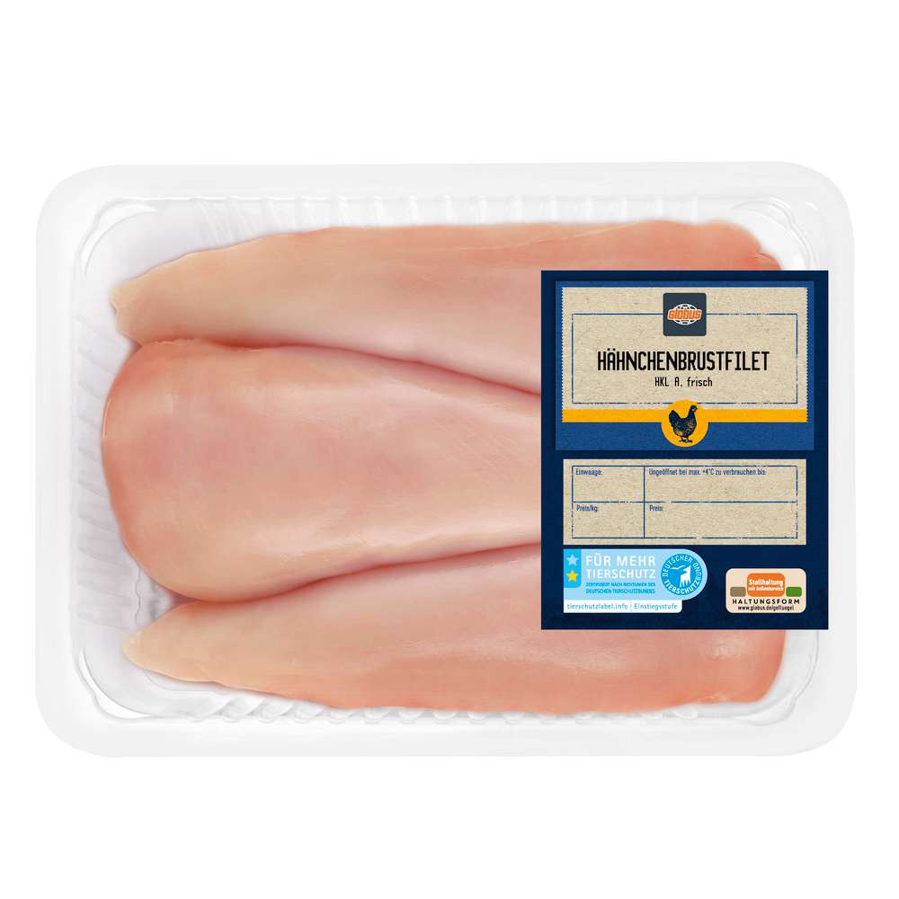 Produktabbildung GLOBUS Für Mehr Tierschutz Hähnchenbrustfilet