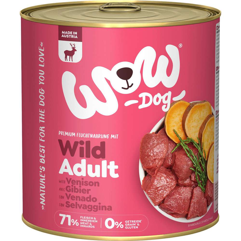 Produktabbildung WoW Hunde-Nassfutter Wild
