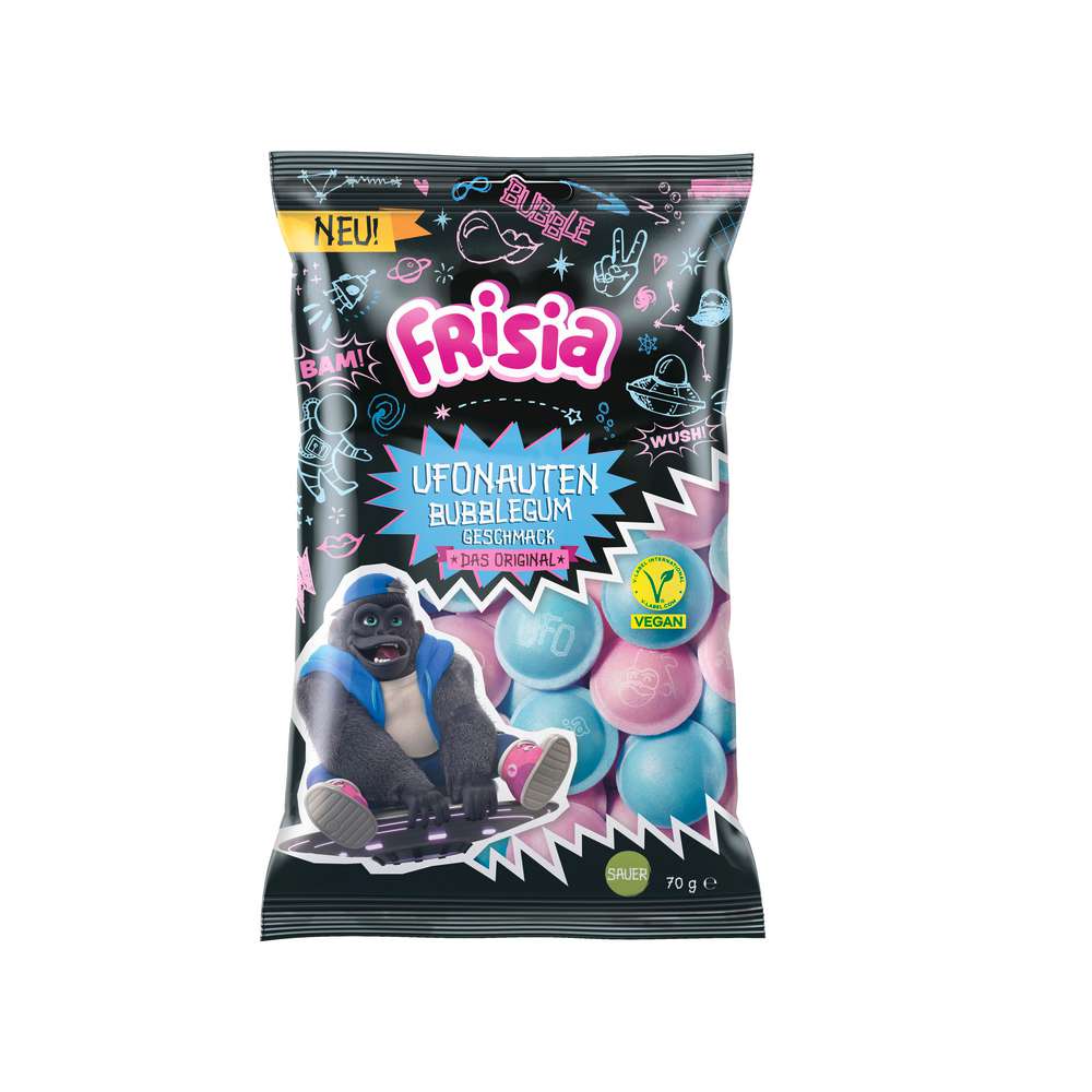 Produktabbildung frisia Oblaten Bunt & Sauer mit Kaugummigeschmack