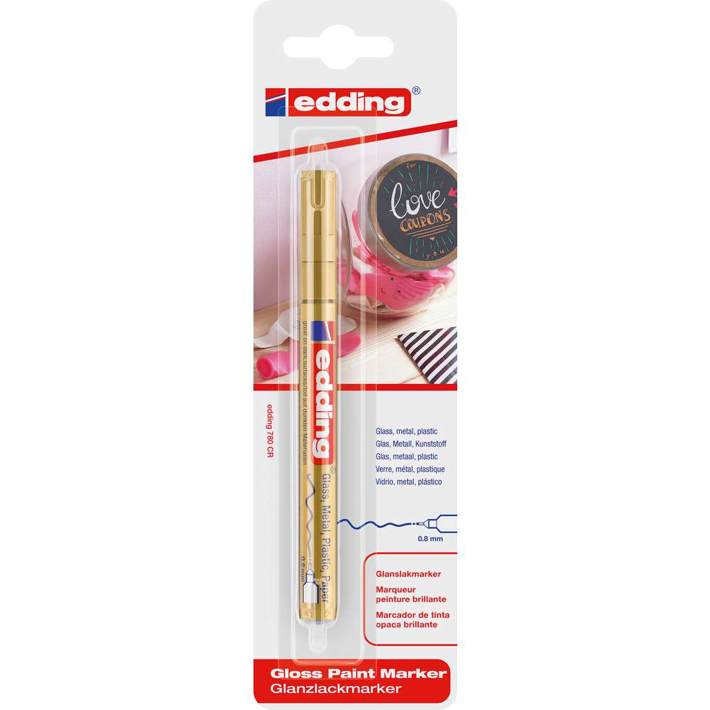 Produktabbildung Edding Glanzlack-Marker 780, gold