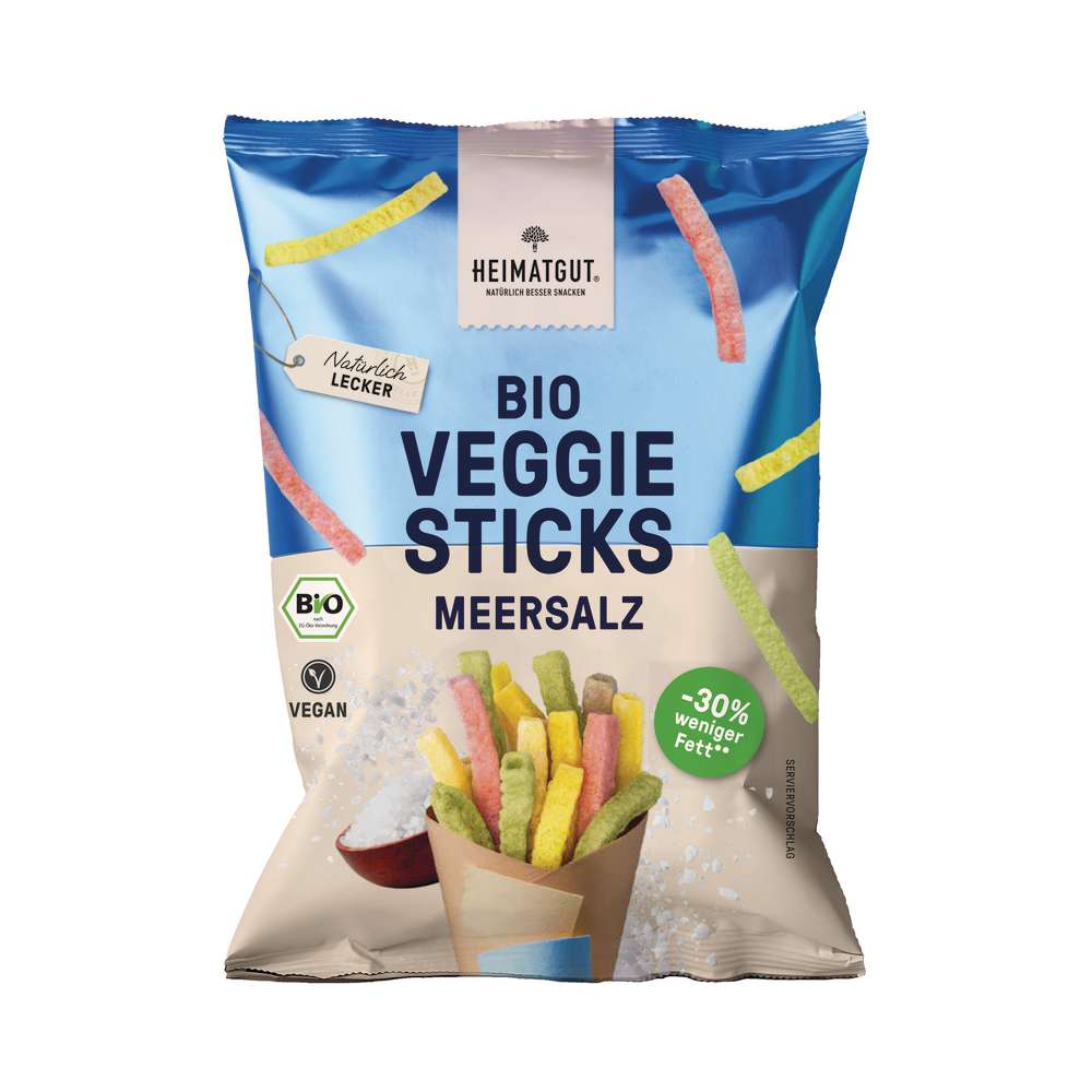 Produktabbildung Heimatgut Bio Veggie Sticks Meersalz