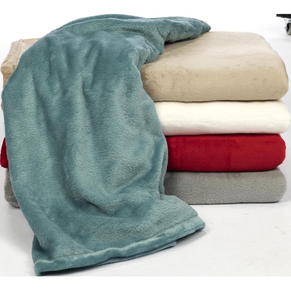 Produktabbildung keine Marke Mikrofaser-Wohndecke Uni oder Bedruckt, je Artikel