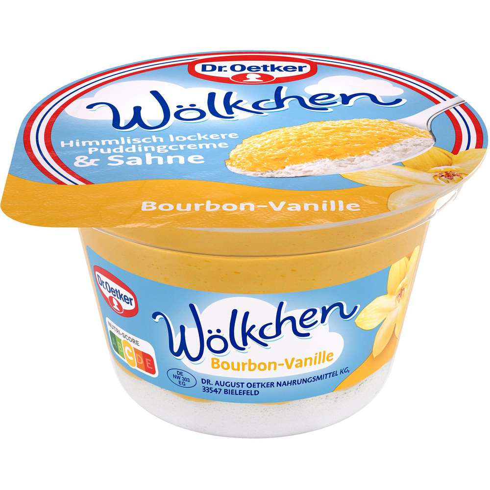 Produktabbildung Dr. Oetker Puddingcreme Wölkchen, Vanille