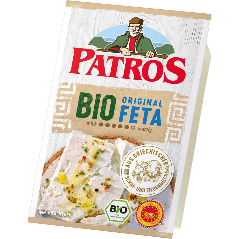 Produktabbildung Patros Bio Feta Original