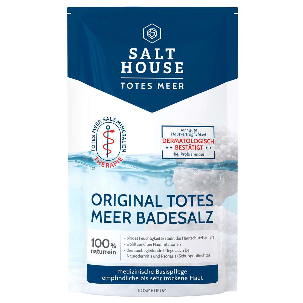 Produktabbildung Salthouse Totes Meer Badesalz pur