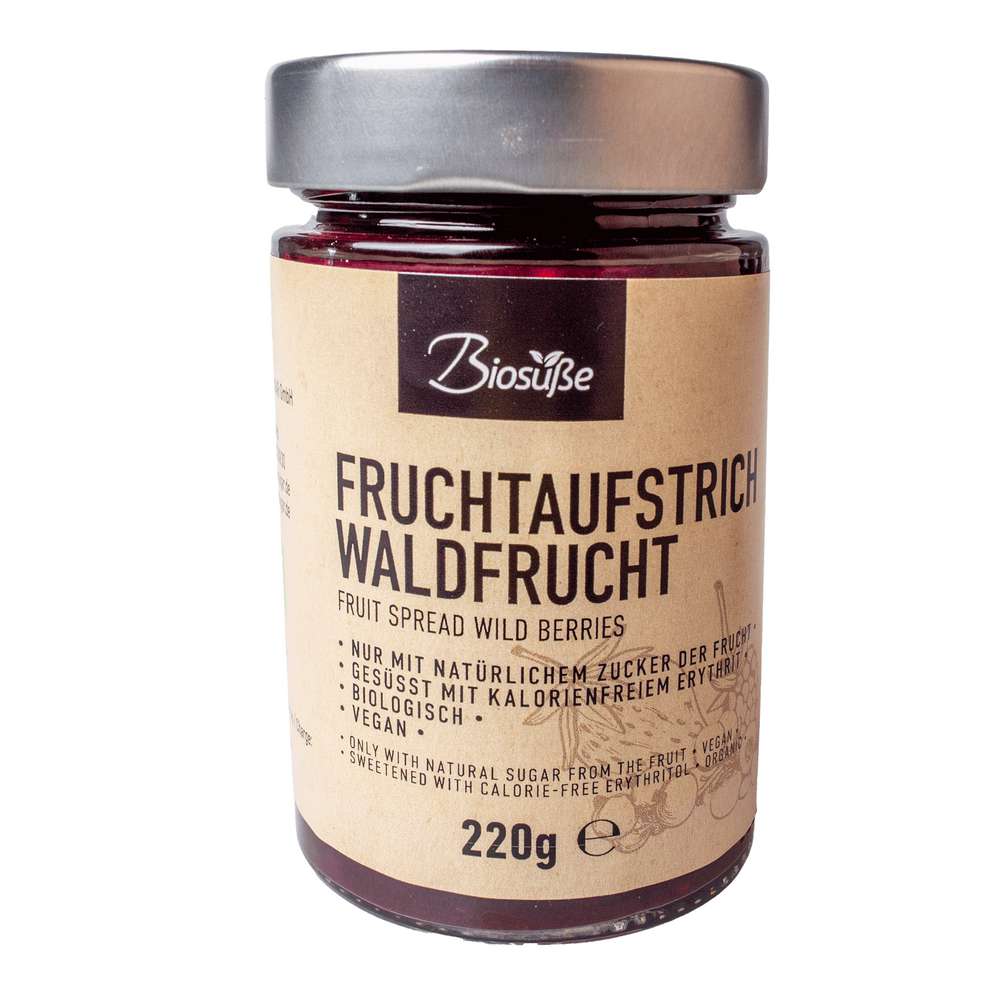 Produktabbildung Biosüße Bio Fruchtaufstrich, Waldfrucht