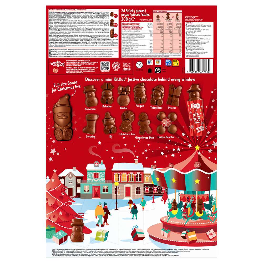 Produktabbildung Nestle Adventskalender KitKat