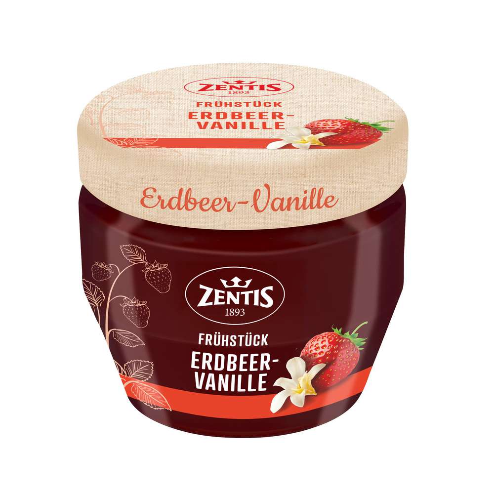 Produktabbildung Zentis Fruchtaufstrich Erdbeer-Vanille