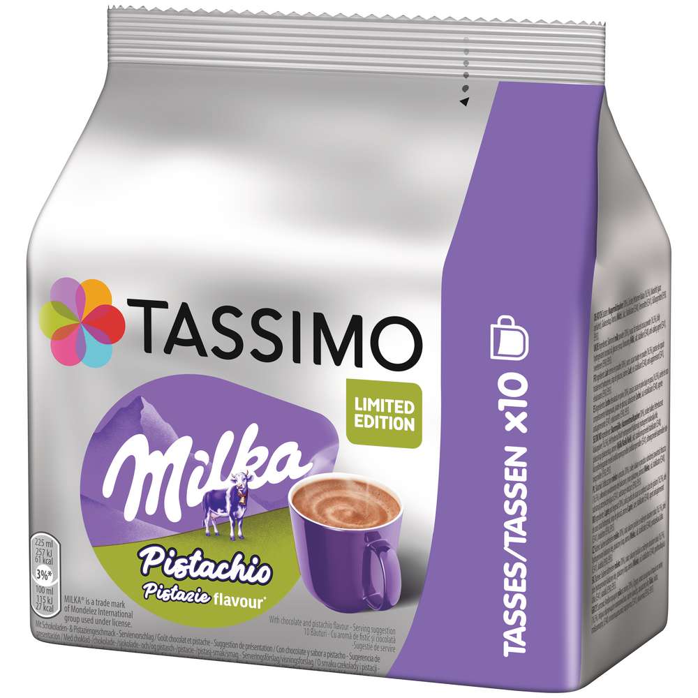 Produktabbildung Tassimo Kaffee Kapseln, Milka Pistachio