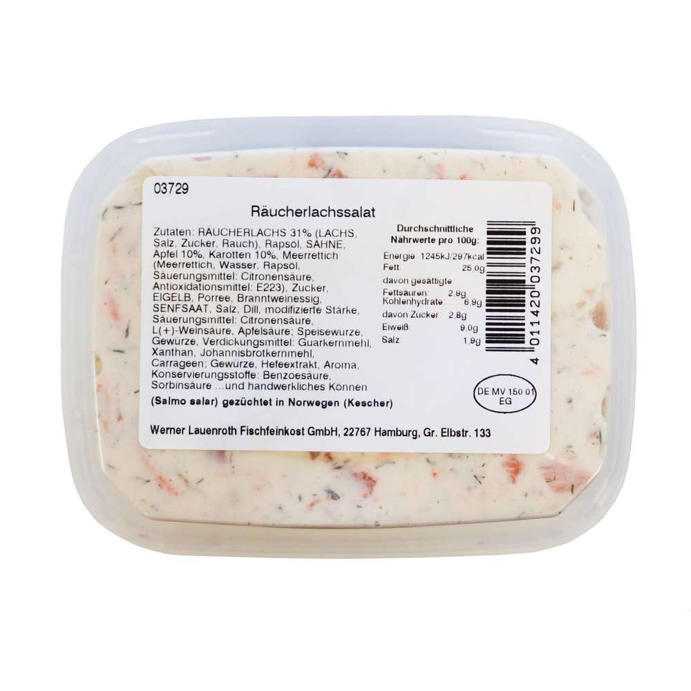 Produktabbildung Werner Lauenroth Räucherlachssalat
