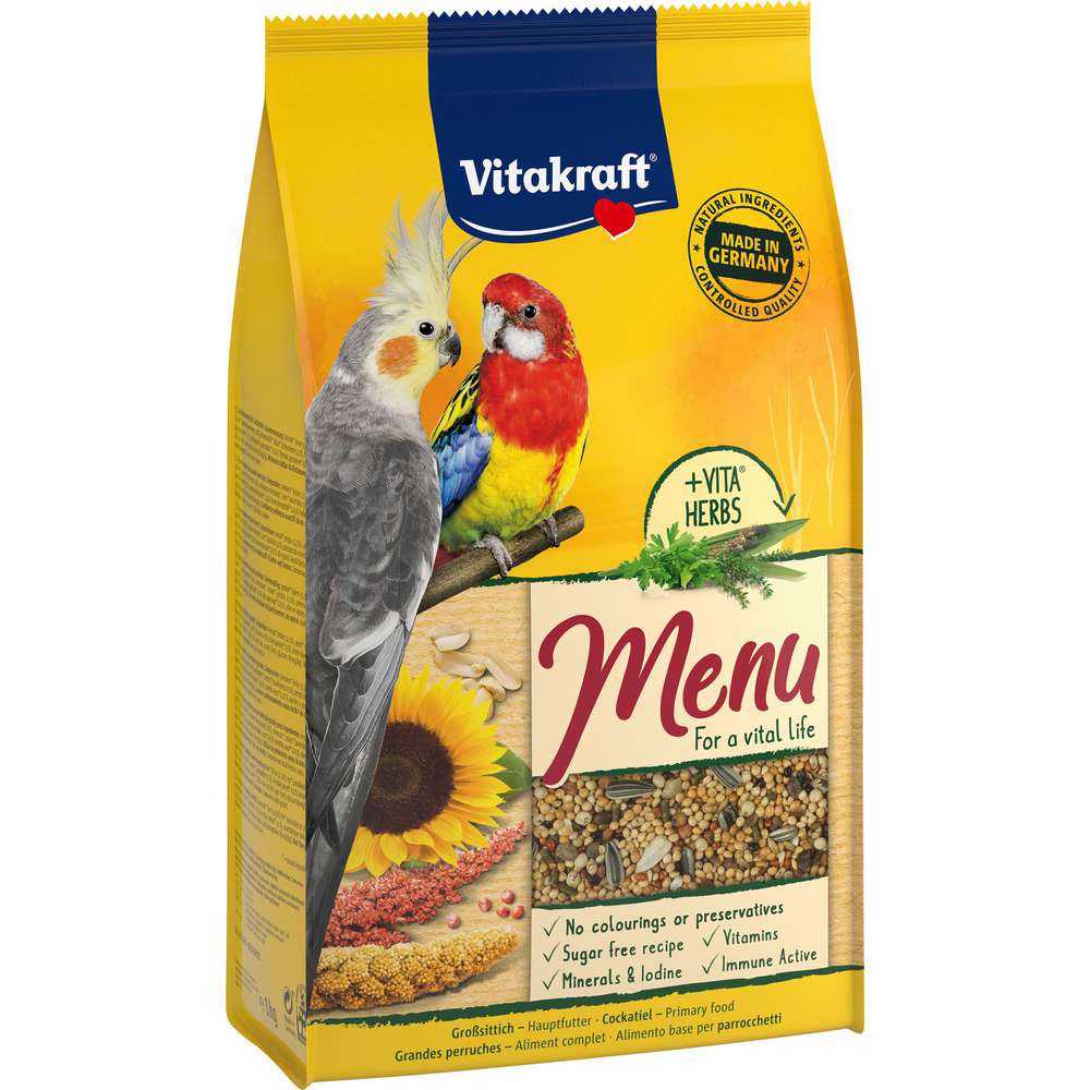 Produktabbildung Vitakraft Großsittich-Futter, Menu