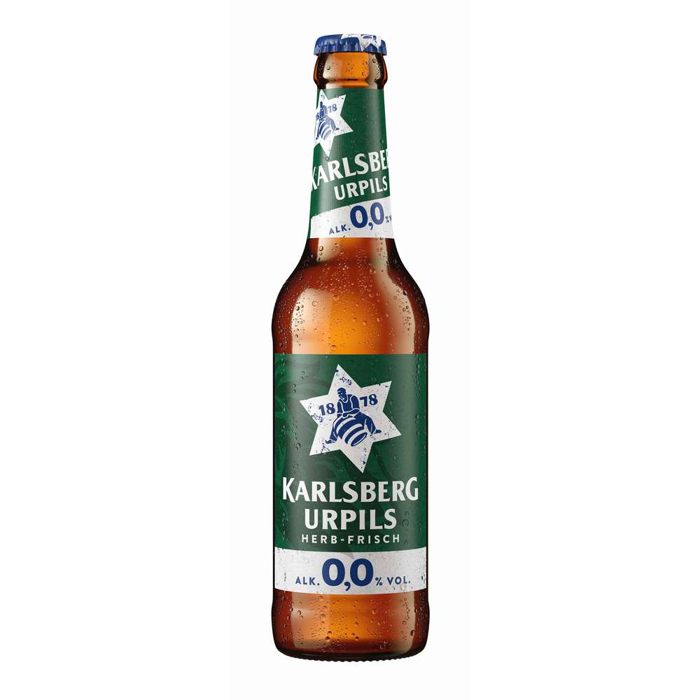 Produktabbildung Karlsberg Pilsener Bier Urpils, Alkoholfrei