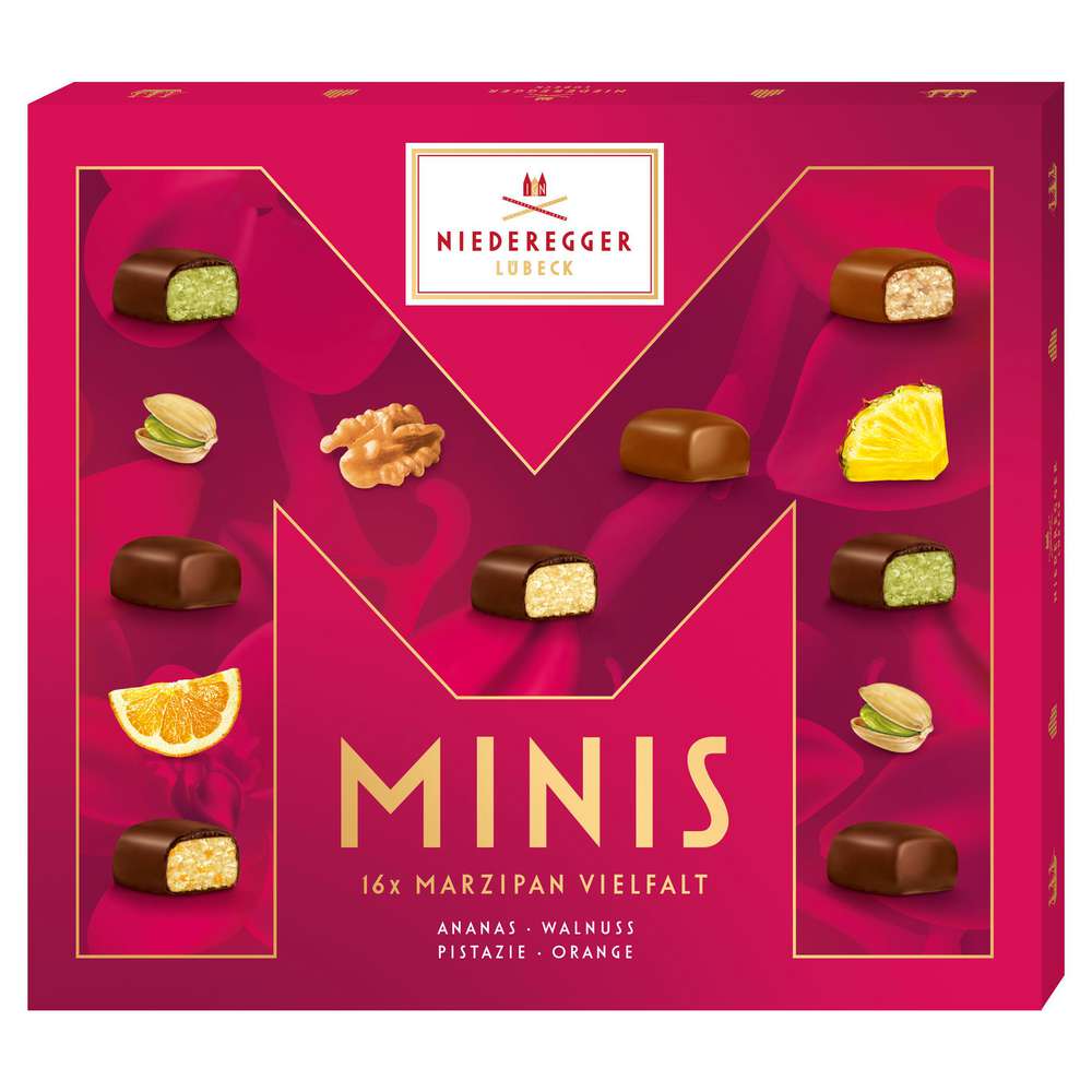 Produktabbildung Niederegger Mini Pralinen, Marzipan-Vielfalt