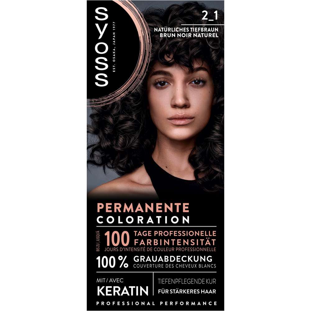 Produktabbildung Syoss Permanente Coloration Natürliches Tiefbraun