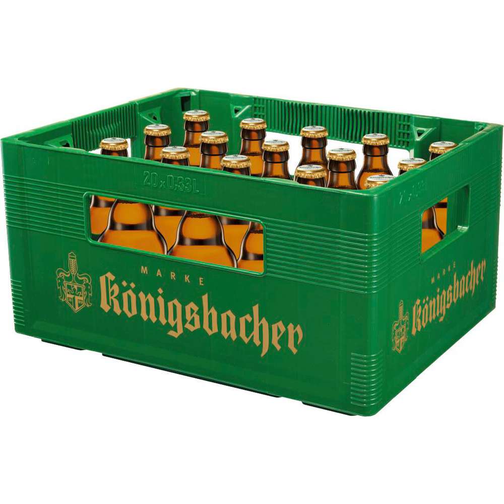 Produktabbildung Königsbacher Pilsener Bier 4,8% (20x 0,330 Liter)