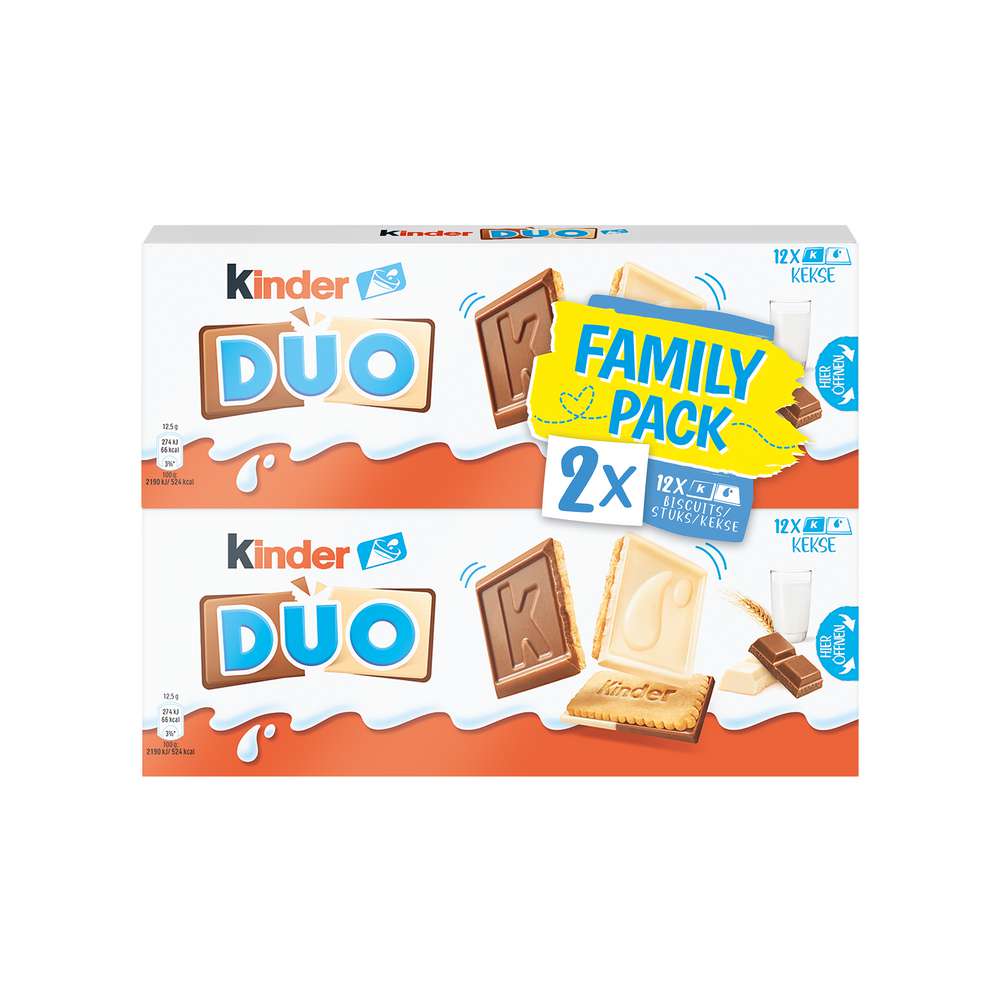 Produktabbildung Ferrero Kinder Duo Kekse,  Family Pack 