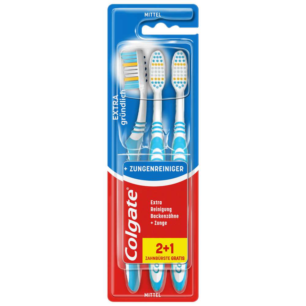 Produktabbildung Colgate Extra Clean Zahnbürste Clean, Mittel