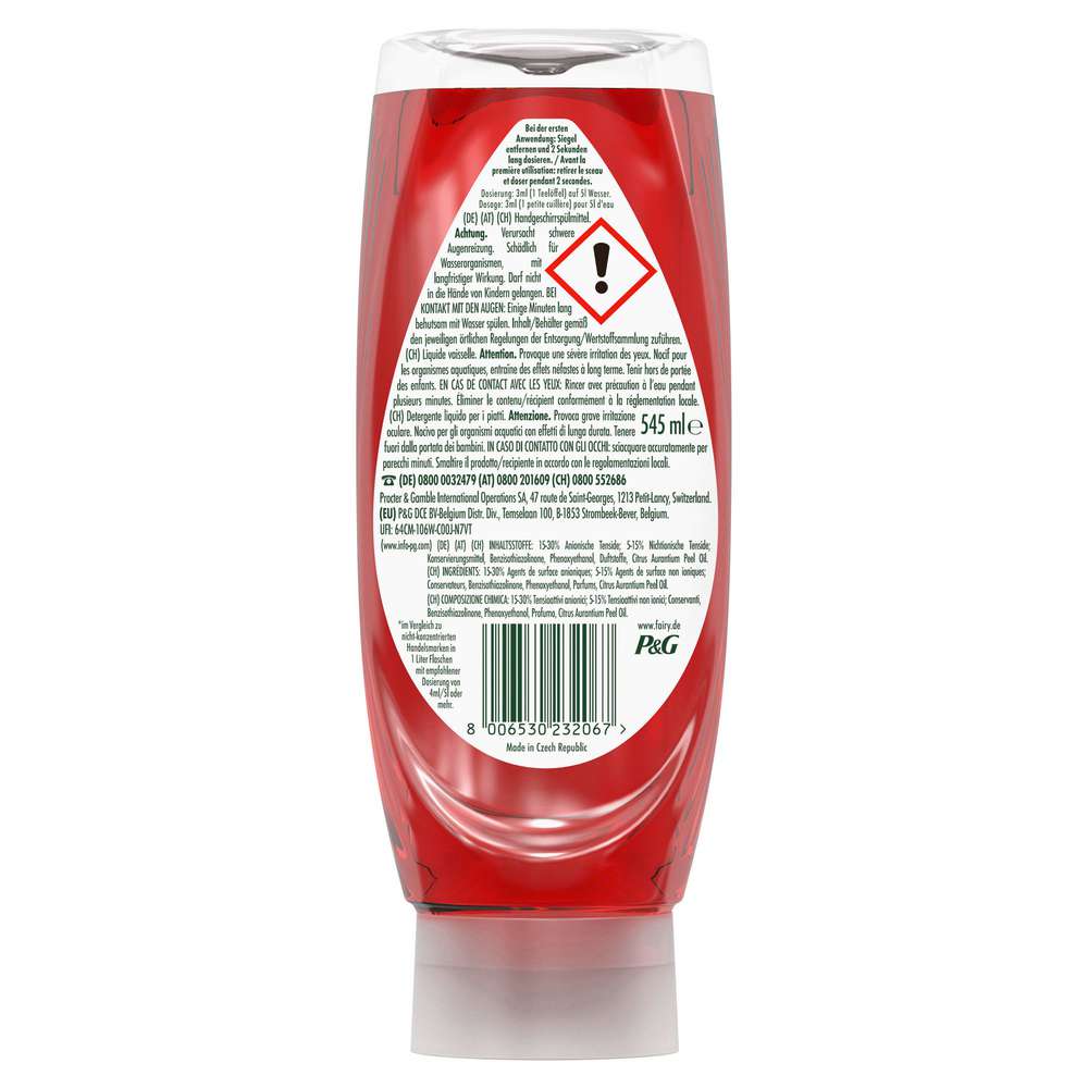 Produktabbildung Fairy Geschirrspülmittel Max Power, Granatapfel