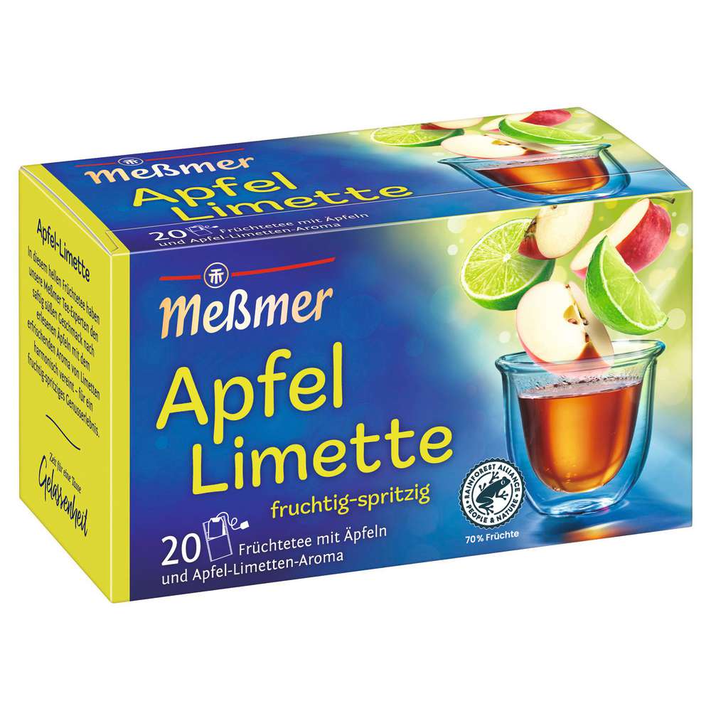 Produktabbildung Messmer Früchtetee, Apfel/Limette