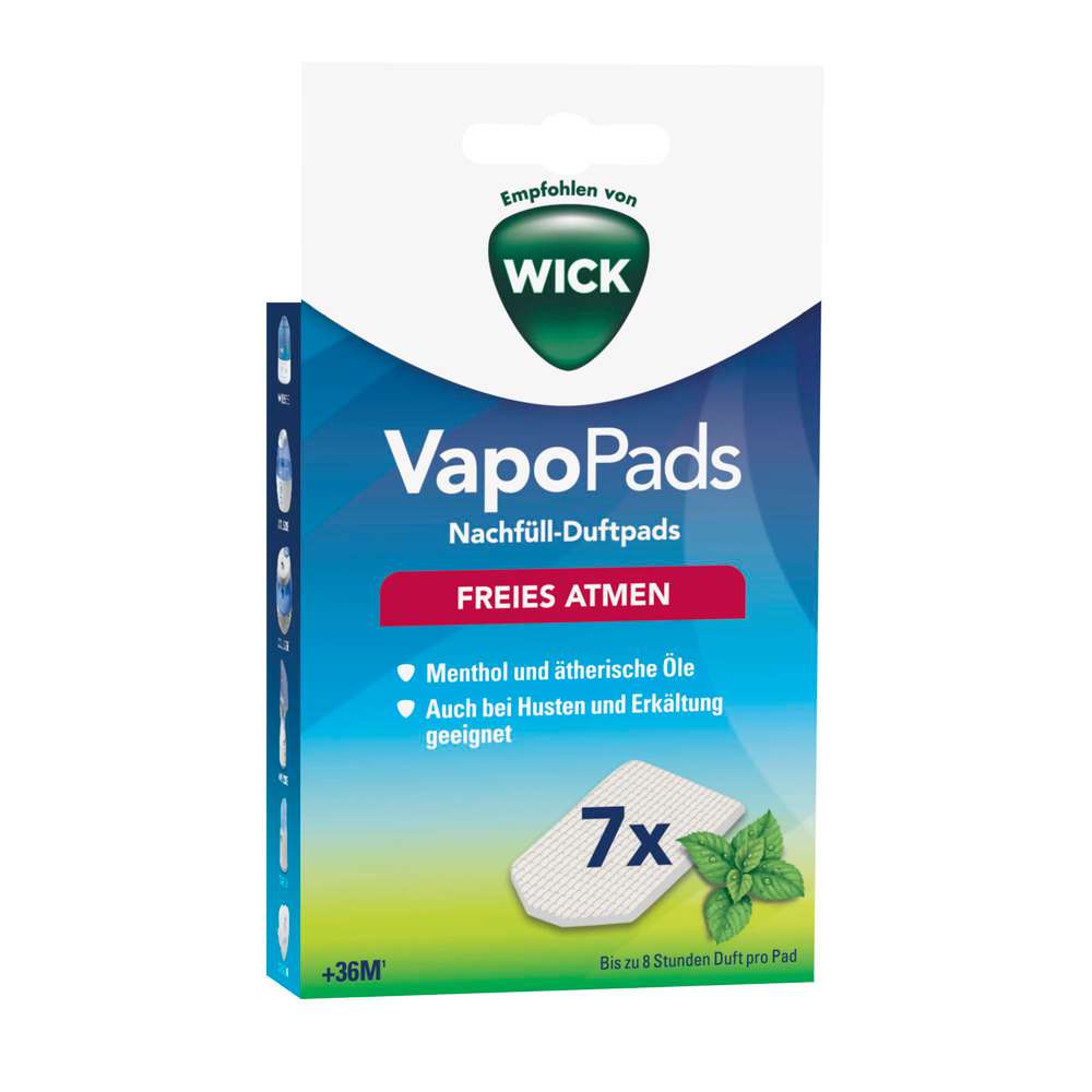 Produktabbildung Wick Vapo Pads Menthol