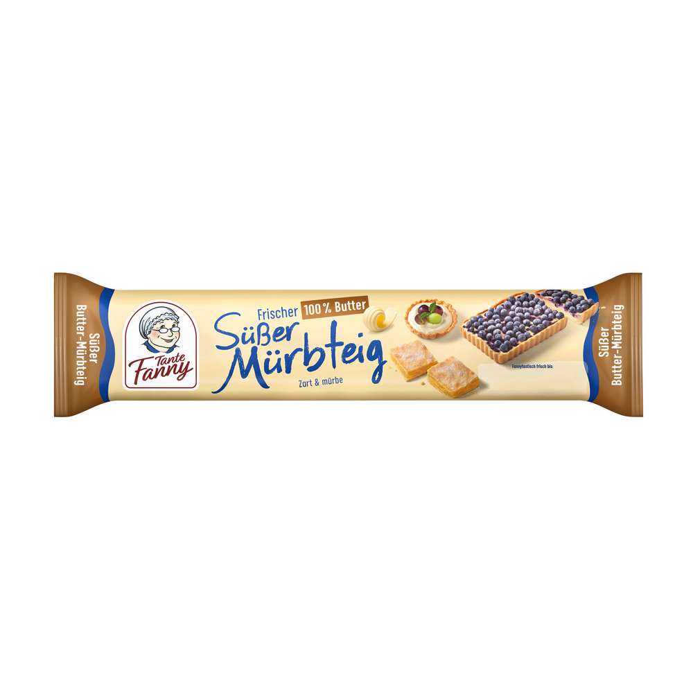 Produktabbildung Tante Fanny Mürbteig süß, eckig