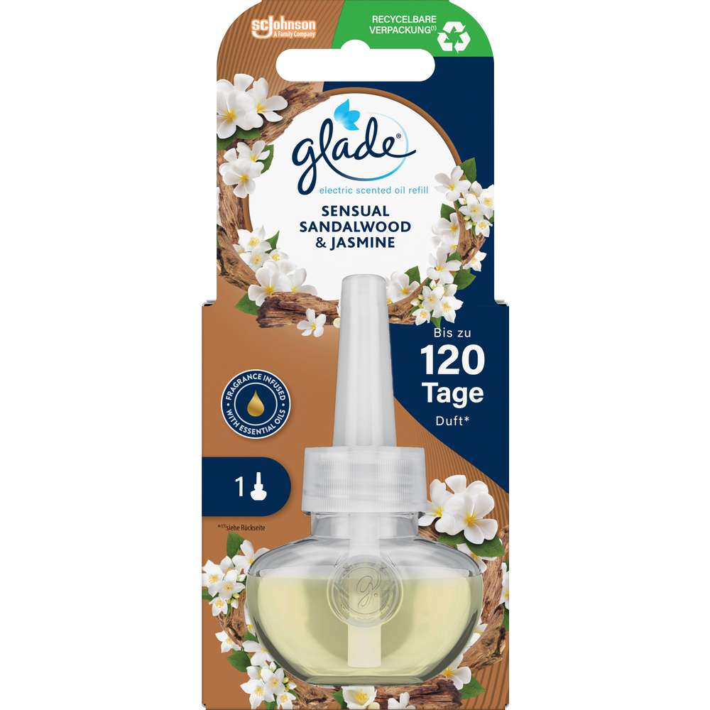 Produktabbildung Glade Dufttecker Electric Scented Oil Nachfüller, Sandalwood