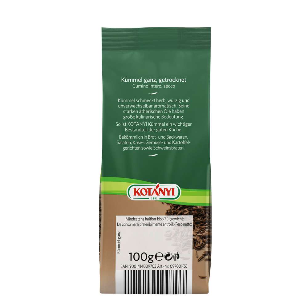 Produktabbildung Kotányi Kümmel, ganz