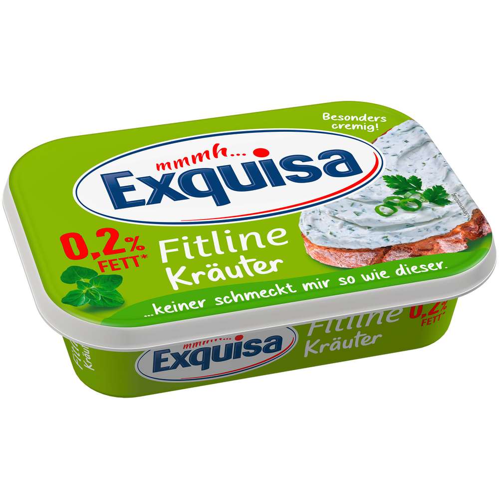 Produktabbildung Exquisa Frischkäse Fitline, Kräuter