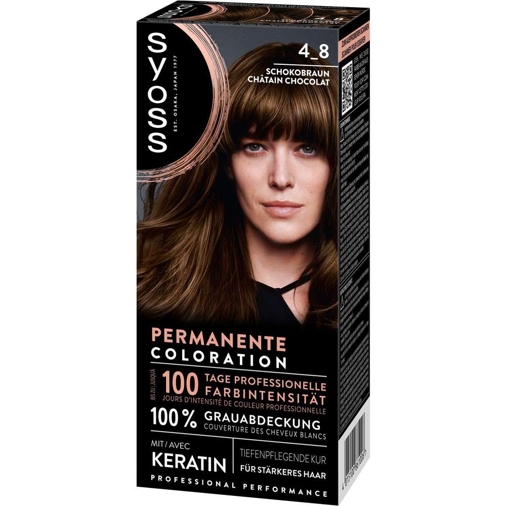 Produktabbildung Syoss Permanente Coloration  4_8 Schokobraun