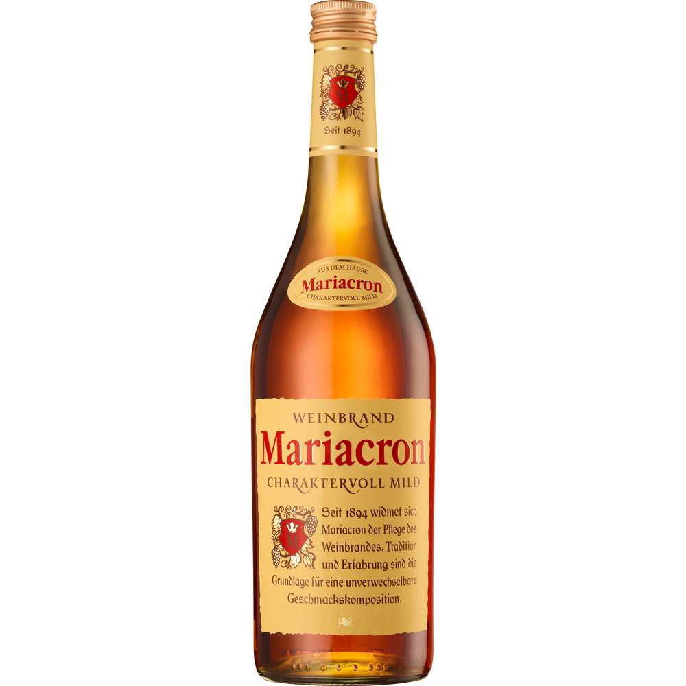 Produktabbildung Mariacron Weinbrand 36%