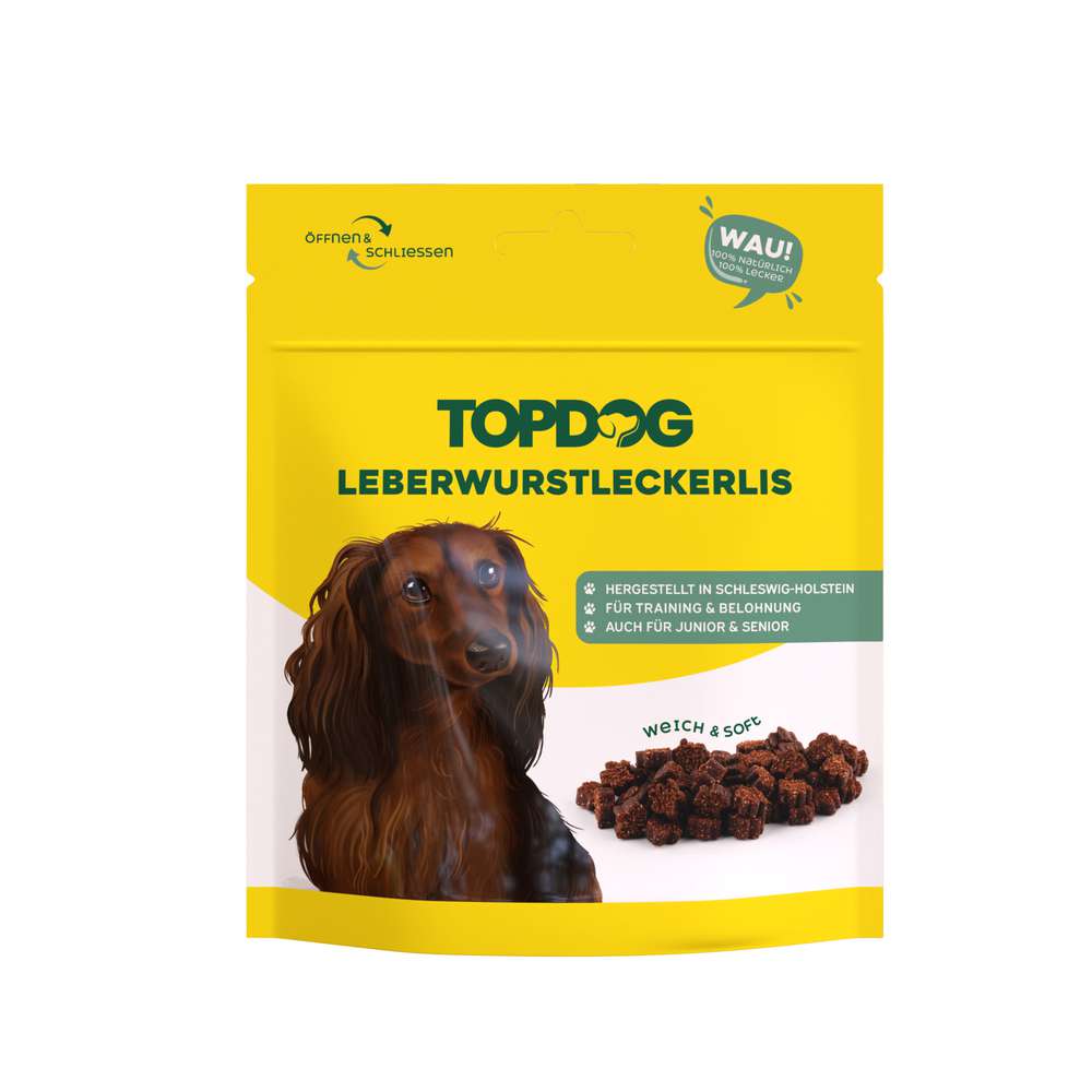 Produktabbildung Top Dog Hunde-Snacks, Lebewurst