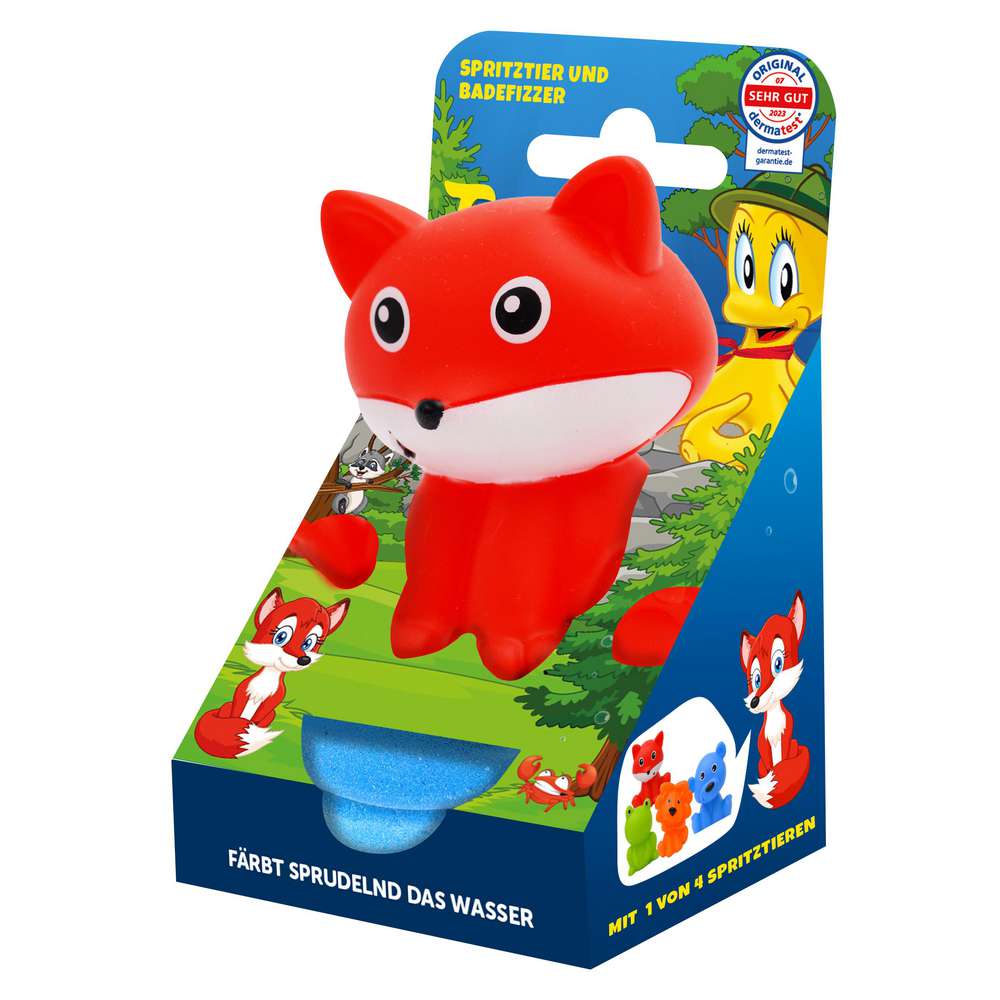 Produktabbildung Tinti Plansch-Set Spritztier + Badefizzer