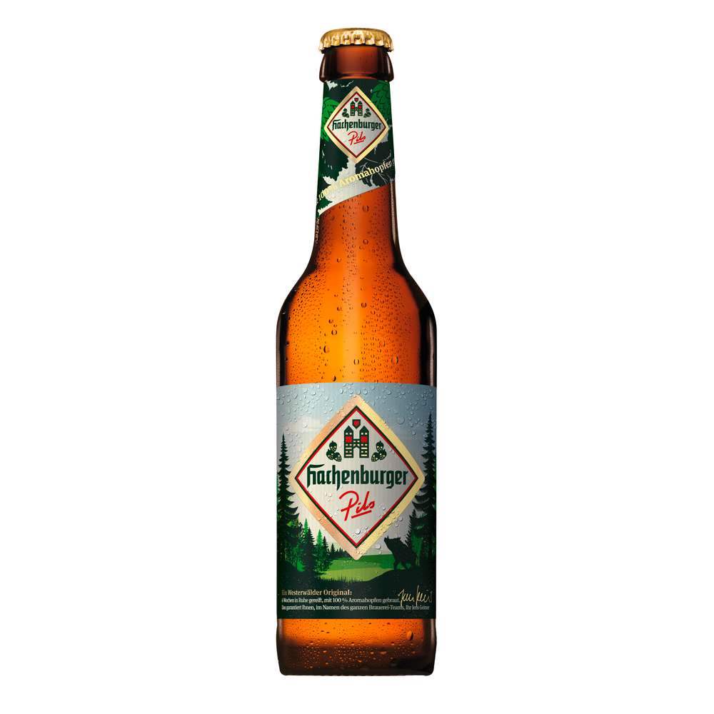 Produktabbildung Hachenburger Pilsener Bier 4,9%