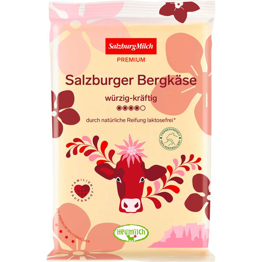Produktabbildung Salzburgmilch Premium Bergkäse, würzig-kräftig