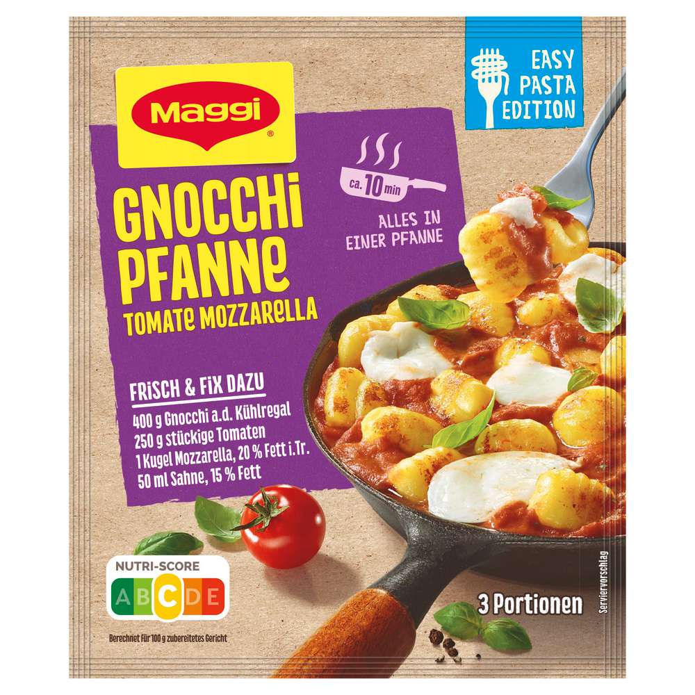Produktabbildung Maggi Maggi Fix, Gnocchi Pfanne Tomate Mozzarella