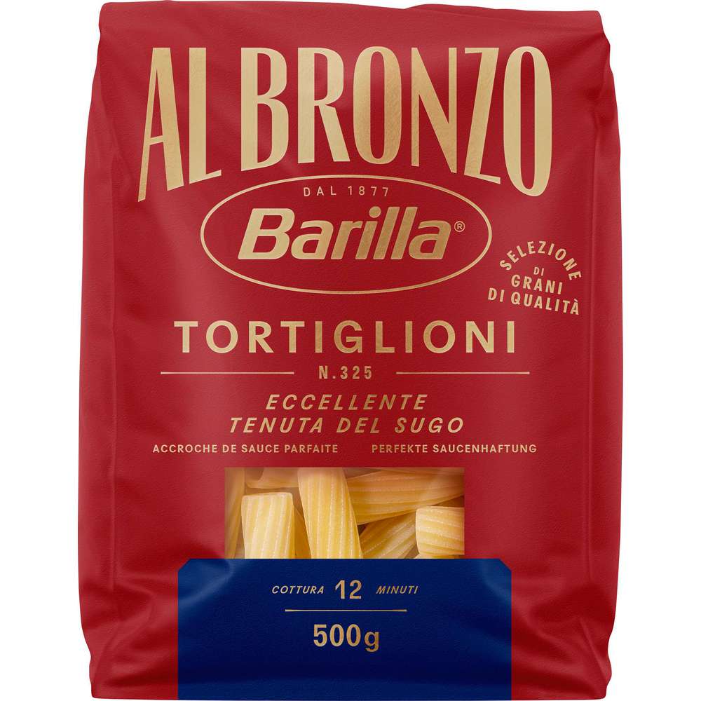 Produktabbildung Barilla Al Bronzo Tortiglioni, Pasta