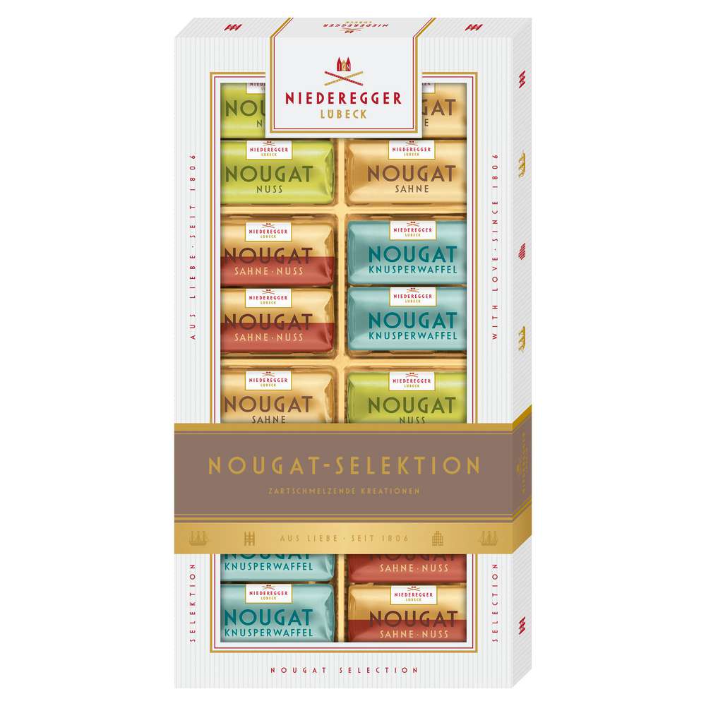 Produktabbildung Niederegger Nougat Variationen, Pralinen