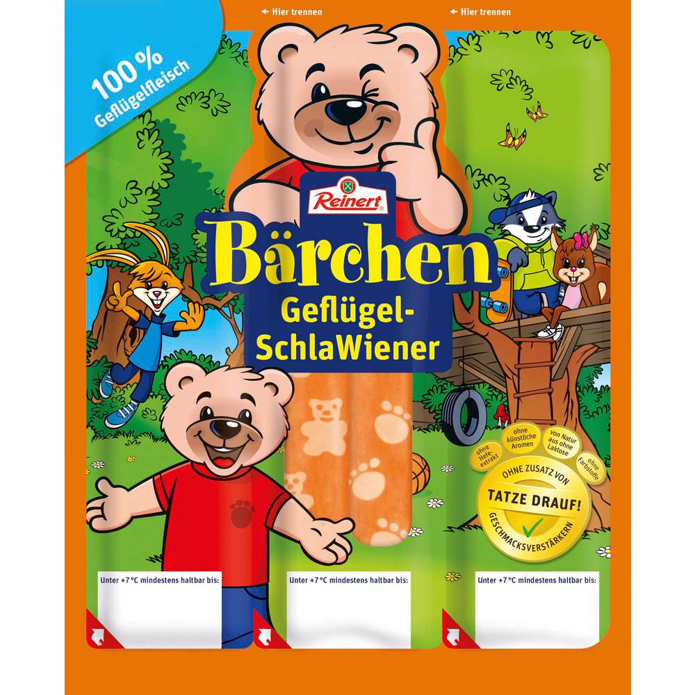 Produktabbildung Reinert Bärchen Geflügel-Wiener