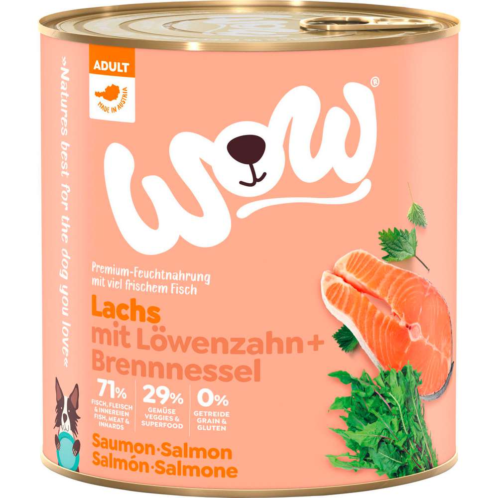 Produktabbildung WoW Hunde-Nassfutter, Lachs