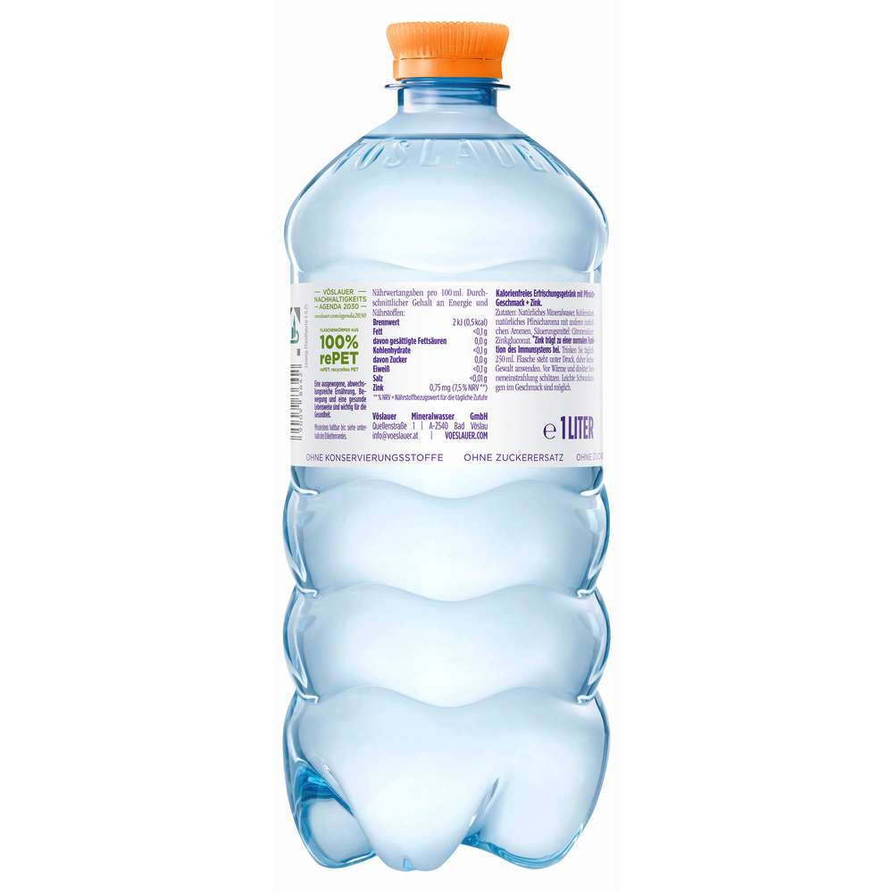 Produktabbildung Vöslauer Wasser mit Geschmack Pfirsich 