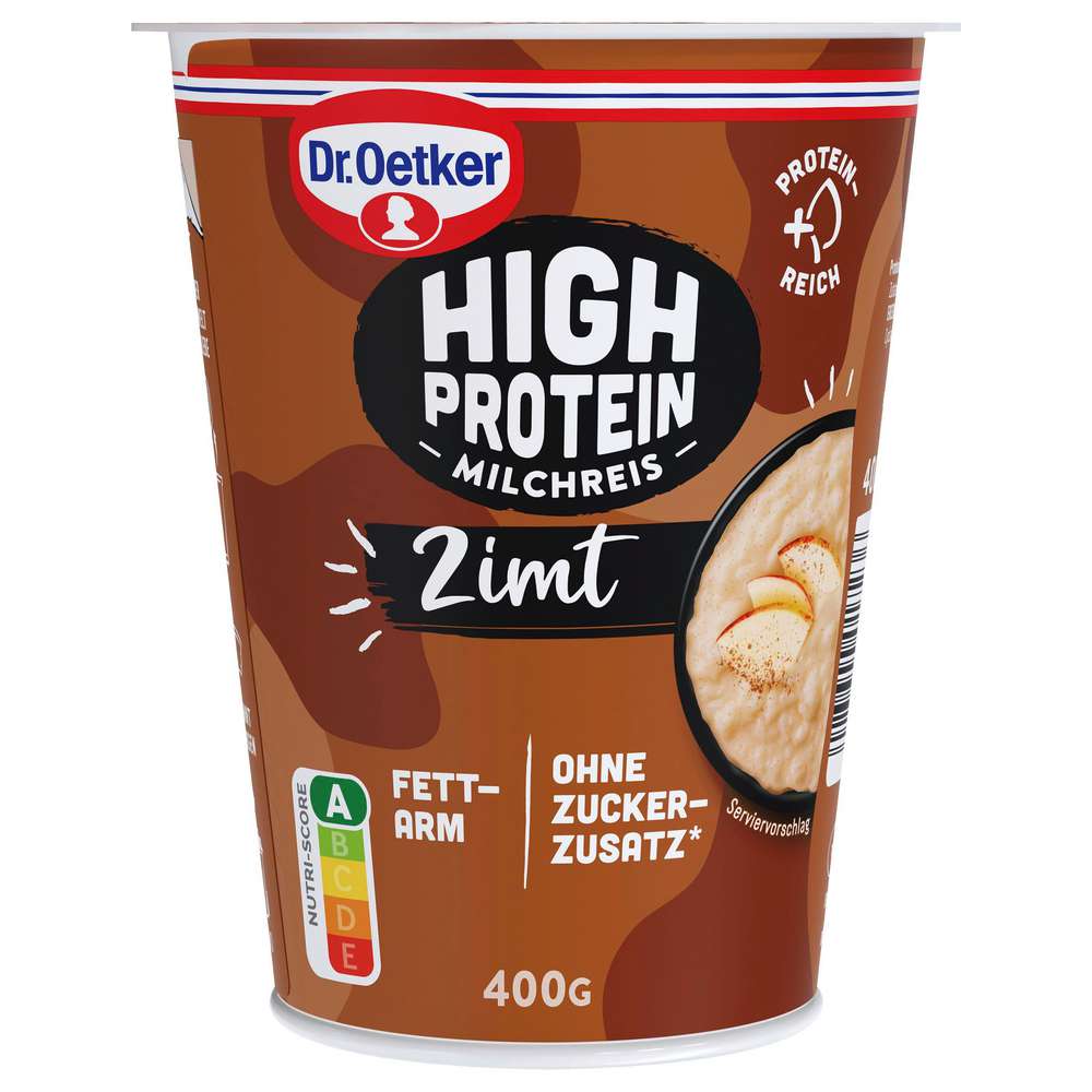 Produktabbildung Dr. Oetker High Protein Pudding, Milchreis Zimt