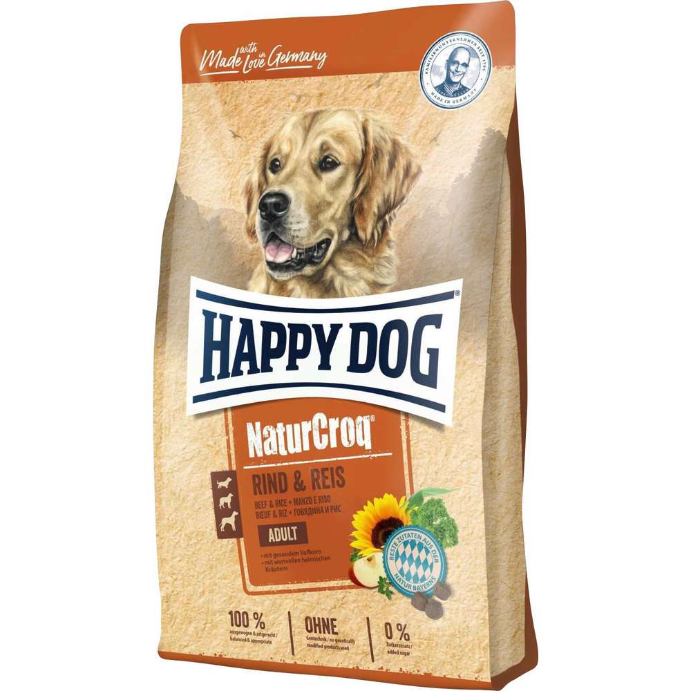 Produktabbildung Happy Dog Hunde-Trockenfutter NaturCroq, Rind/Reis