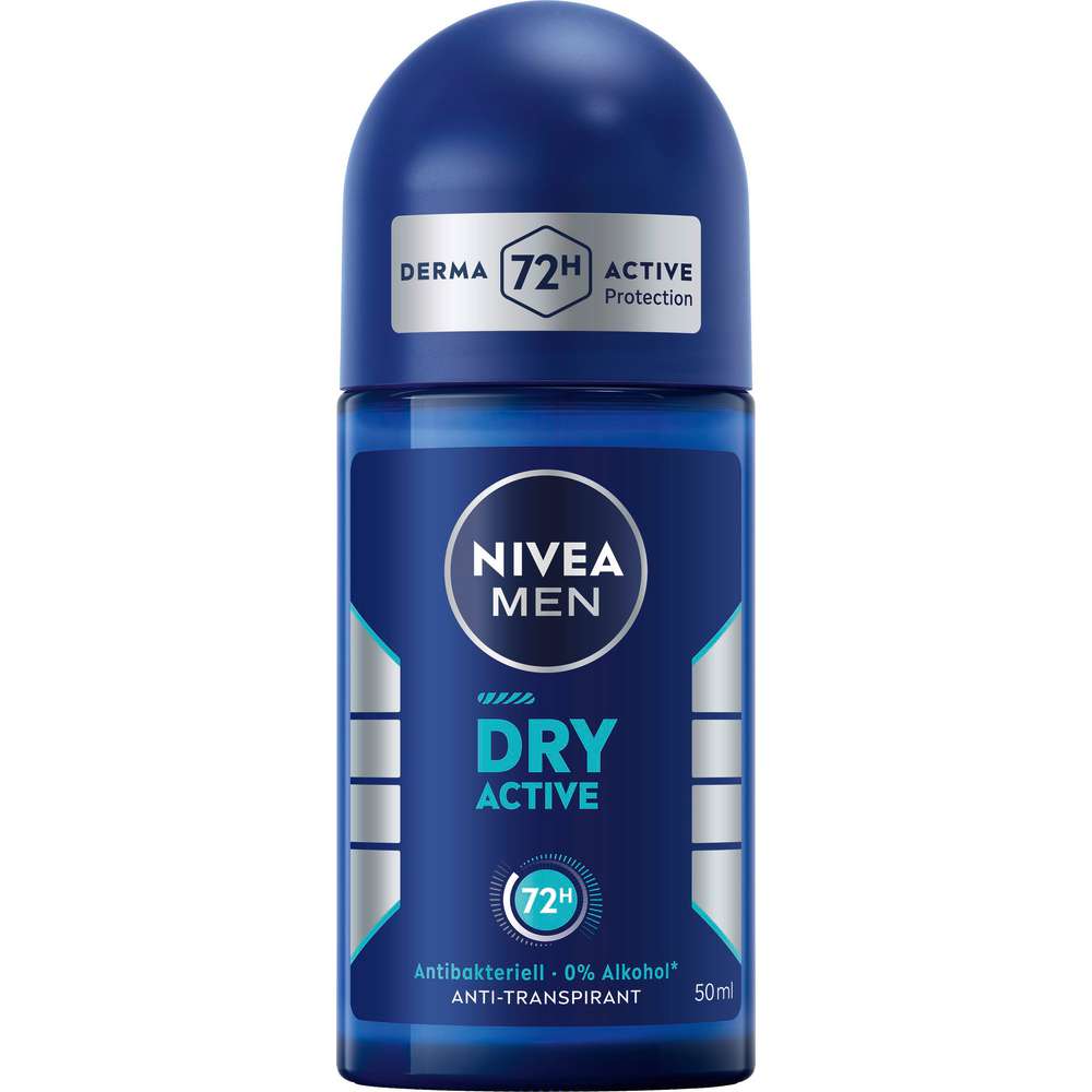 Produktabbildung Nivea Deodorant Men, Roll-on  Dry Active