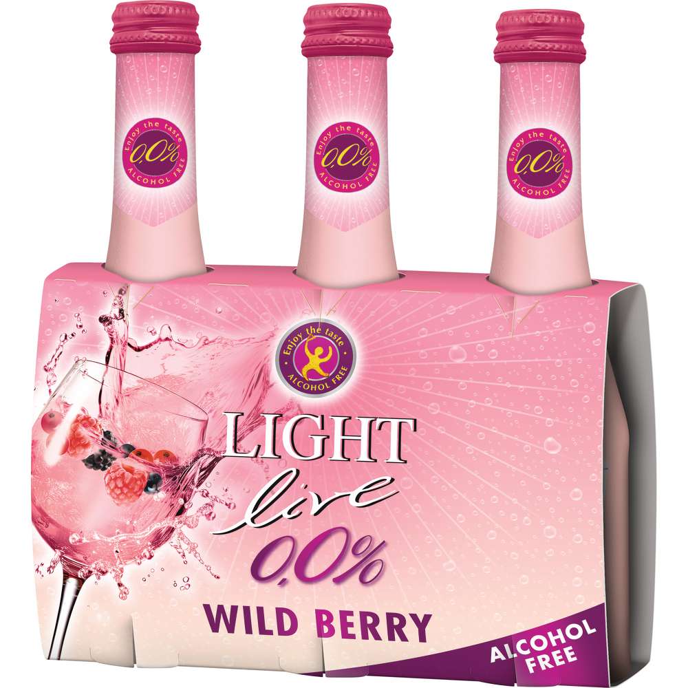 Produktabbildung Light Live Wild Berry 0,0%