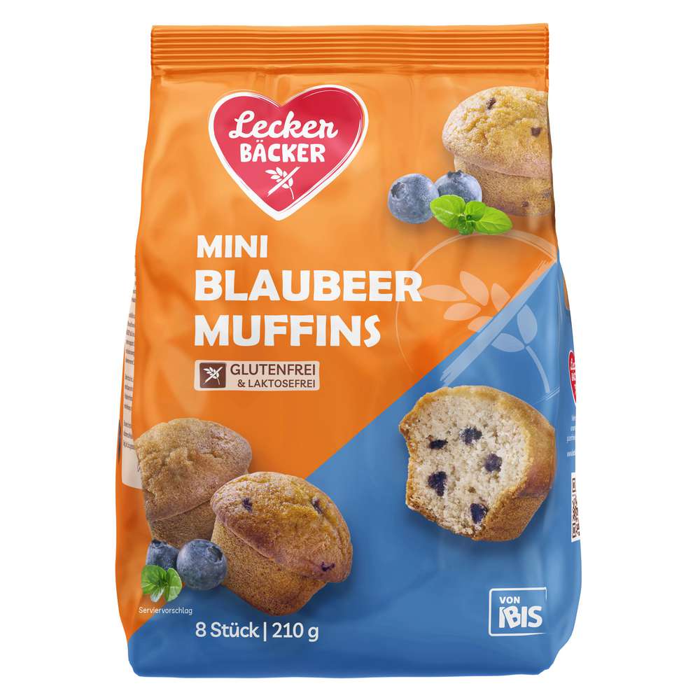 Produktabbildung Ibis Blaubeermuffins glutenfrei