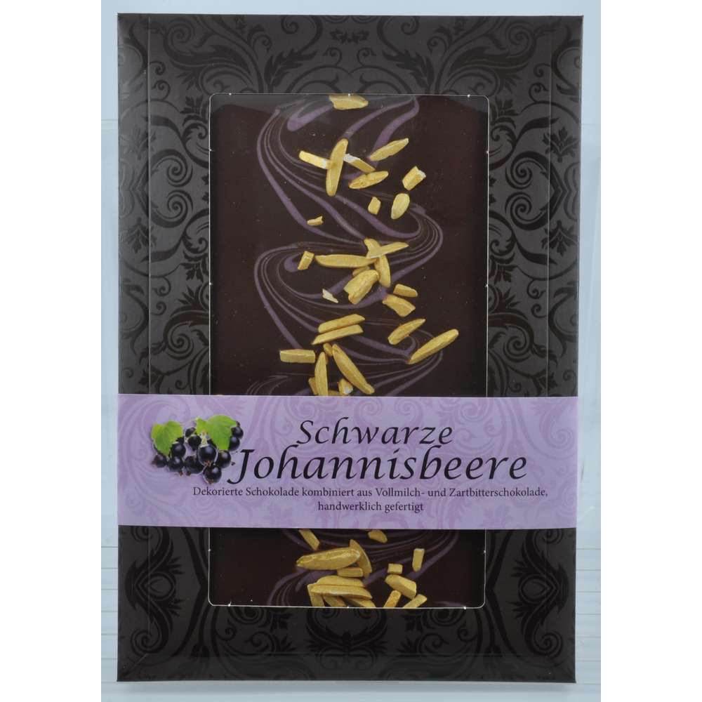 Produktabbildung Kunder Tafelschokolade Schwarze  Johannisbeer