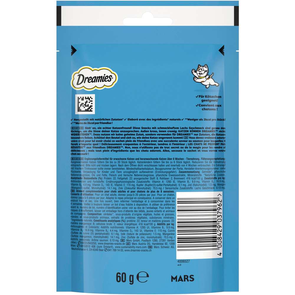 Produktabbildung Dreamies Katzen-Snack, Lachs