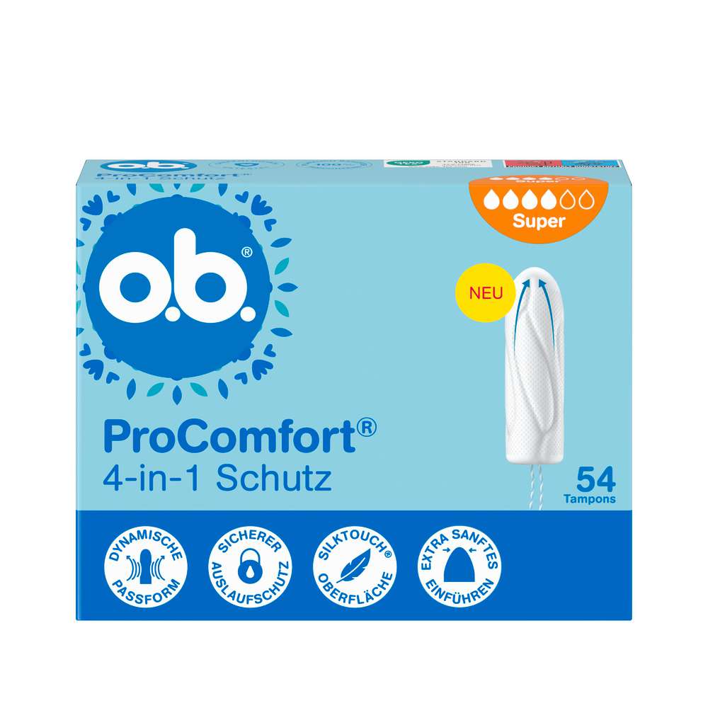 Produktabbildung o.b. Tampons Pro Comfort, Super